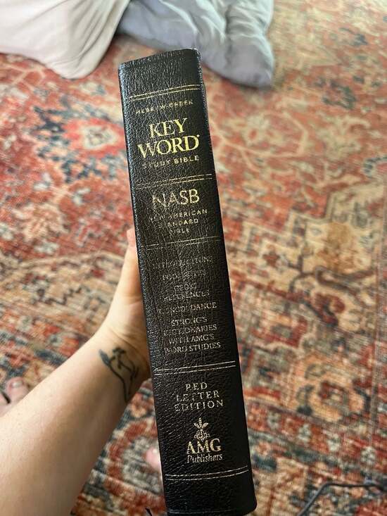 AMG Publishers Other - AMG Publishers Hebrew-Greek Key Word Study Bible NASB Genuine Leather